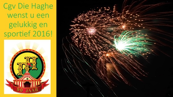 Cgv Die Haghe wenst u een gelukkig en sportief 2016!